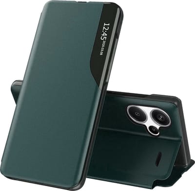 Hoesje geschikt voor Xiaomi Redmi Note 13 Pro Plus - Techsuit eFold Book Case - Donkergroen