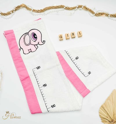 Kraamcadeau voor meisjes - jongens - Hawsaz.nl cadeau -Gepersonaliseerd - Baby cadeau - Babyshower - Babygeschenk - Groeimeters met naam - Geboortecadeau - Groeimeter - Baby kado -