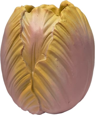 Toulon Burning Flame pink pastel vaas, tulpenvaas 11x11x12 cm nr 2.