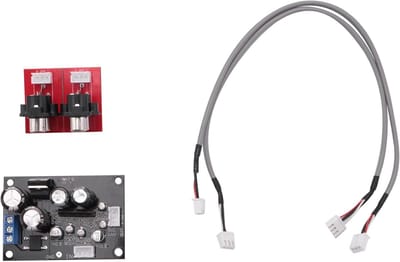 Phono voorversterker - Platenspeler versterker - Muziek luisteren - Signaalverbetering - Compact formaat - Zwart