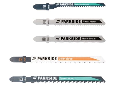 PARKSIDE® Zaagbladenset voor Decoupeerzagen 5 delige set - Voor hout, kunststof en metaal