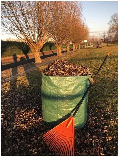 Grote Groene Tuinmand 120L voor Tuinafval en Transport