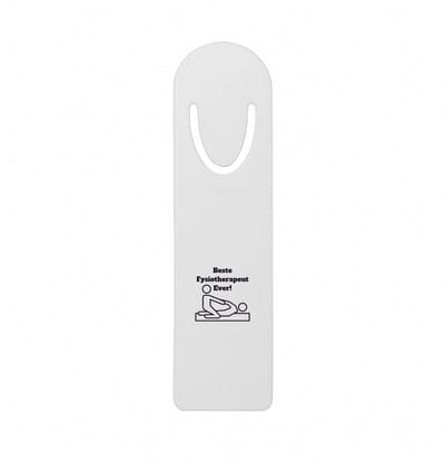 Hacebo® - Beste fysiotherapeut metalen boekenlegger - Beste fysiotherapeut - therapeut - cadeau Bladwijzer boekenleggers - 12.7 cm x 3.2cm
