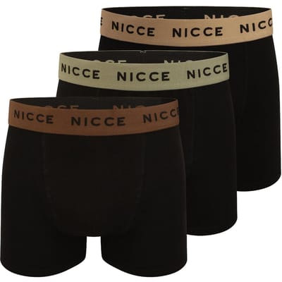 Nicce Galan Boxershorts Heren (Set van 5) (Zwart)