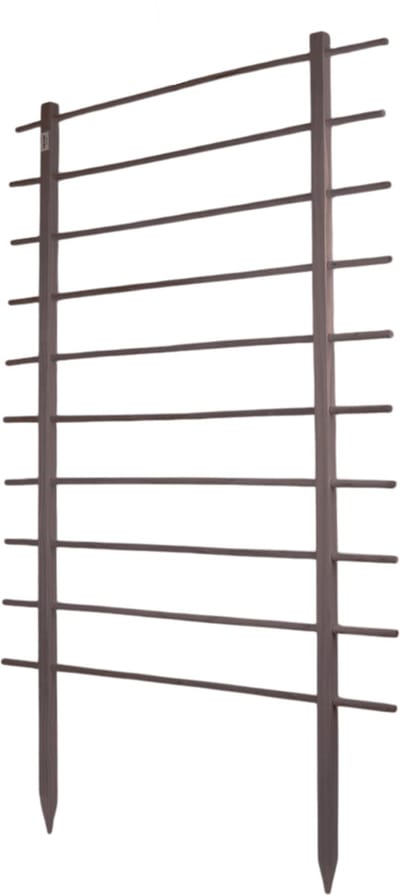 UNUS® Klimrek ladder voor klimplanten hout 170 cm grijs