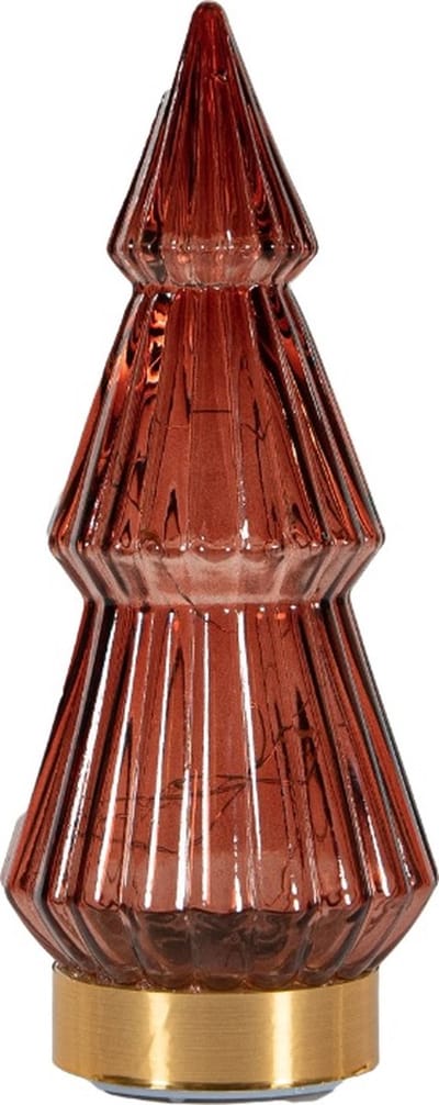 Anna's collection - B.O.T. Tree Glass 10X23,5 cm Burgundy With Gold...