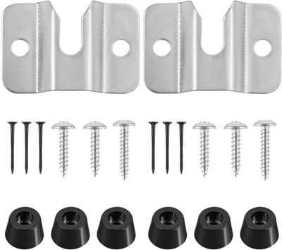 Allecto - Dartboardhouder - Set van 2 - Inclusief montagehardware - Geschikt voor dartborden - Eenvoudige installatie - Perfect voor dartliefhebbers
