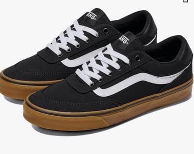 Vans Heren Sneaker Brooklyn Ls Canvas Black/gum | Maat: 40
