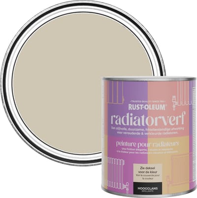 Rust-Oleum Grijs Radiatorverf Hoogglans - Schemering 750ml