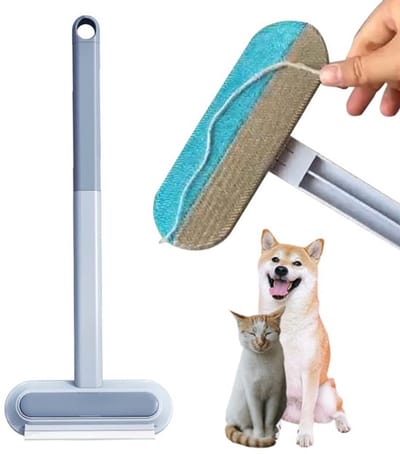 Reusable Pet Hair Remover -Huisdierhaar Verwijderaar- Pluizenborstel - Kledingborstel - Ontpluizer - Raamtrekker - Raamborstel - Tegelborstel - Schrobborstel - Ramen reiniger