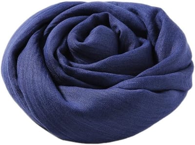Zachte Effen Dames Sjaal van Katoen - Elegante Grote Stola voor Dames