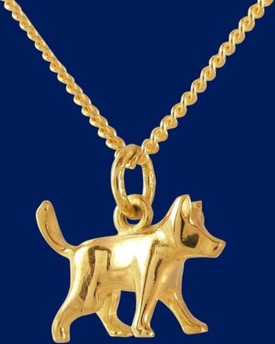 AuBor ®. Hanger. Goud. De husky.