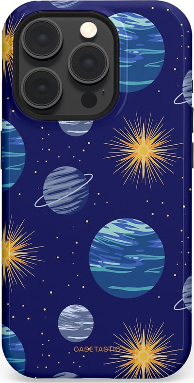 Casetastic Hoesje Geschikt voor Apple iPhone 15 Pro Magsafe - Stijlvolle Beschermende Duo-layer Case - Stralende ster