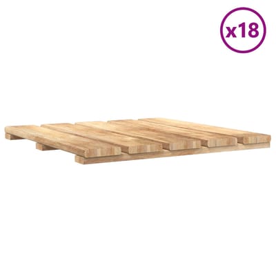 vidaXL - Terras - Tegel - 18 - st - Bruin - 50 - x - 50 - cm