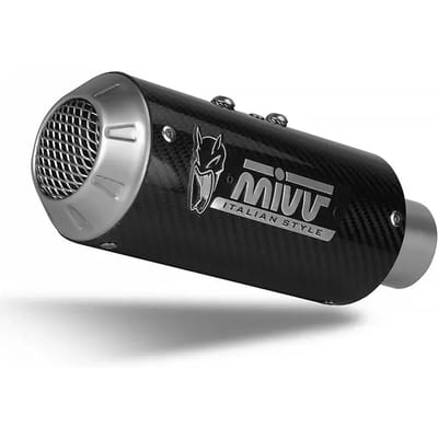 Motorfietsuitlaat demper van koolstof/inox Mivv MK3 Honda CB125R