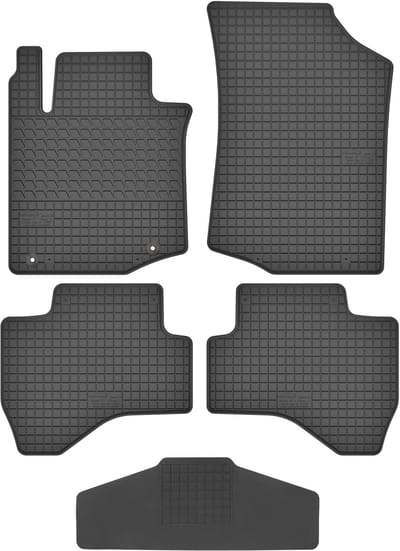 Max-Dywanik Motohobby - Citroen C1 I 2005-2014 - Zwart - Versterkte Rubberen Matten