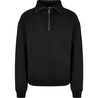 Urban Classics - Big Troyer Sweater/trui - S - Zwart