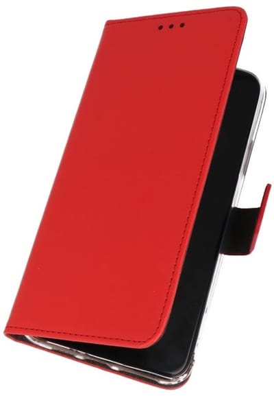 Booktype Telefoonhoesjes - Bookcase Hoesje - Wallet Case - Geschikt voor Huawei Nova 7i - Rood