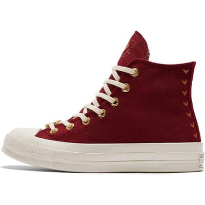 Converse Chuck 70 High Valentijnsdag 2023 Dames Sneakers Rood Back-Alley-Brick A03931C 39 brown