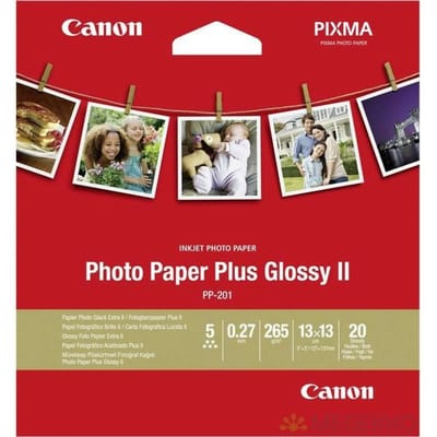 Canon PP-201 photo paper plus glossy II 265 grams 13 x 13 cm (20 vel) Fotopapier