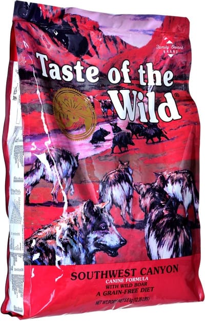 Taste of the Wild Southwest Canyon – Droogvoer voor honden – Rund, Zwijn & Lam – Graanvrij – 5,6 kg