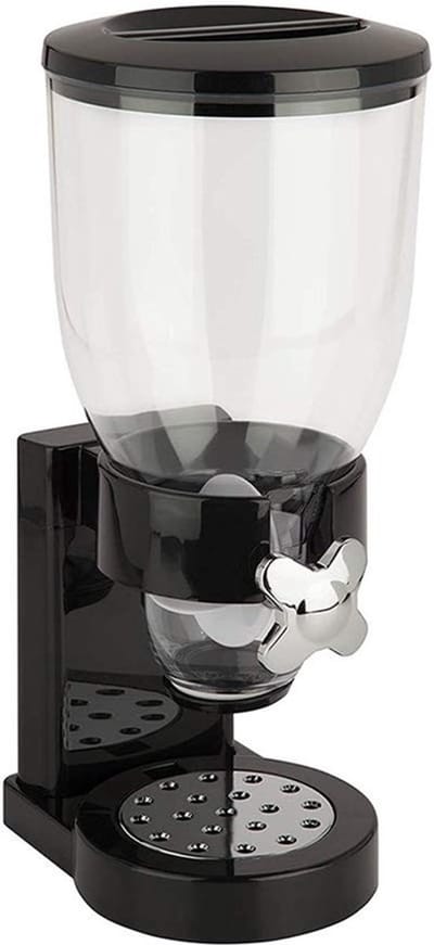 MTTProducts - Candy Dispenser - Cereal Dispenser - Houdt voeding vers - Zwart