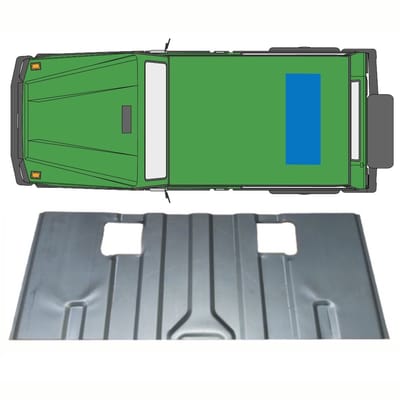 Reparatiepaneel achter vloer voor Mercedes G-Class W460 W461 W463 1979-