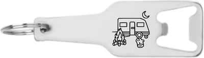 Akyol - kamperen flesopener - Kamperen - mensen die kamperen kampeerders - natuur, tent, kampvuur, buitenleven, avontuur. - 105 x 25mm