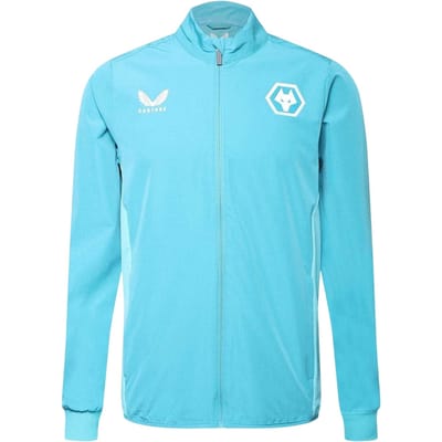 Castore Wolverhampton Wanderers FC-anorak voor heren (Pagode Blauw)