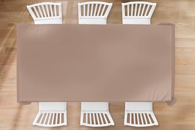 Tafelkleed - Tafellaken - 260x130 cm - Beige - Kleur - Roze - Binnen en Buiten