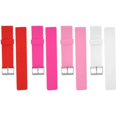 4 stuks Unisex Student 20mm Horlogeband Strap Vervanging Horlogeband Horloge Accessoire pink