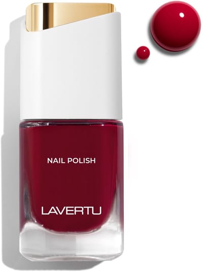 LAVERTU Nagellak Nature – 37 Messira Red - Langhoudende Vegan Nagellak met Natuurlijke Glans – Sneldrogend & Verzorgend – 10 ml