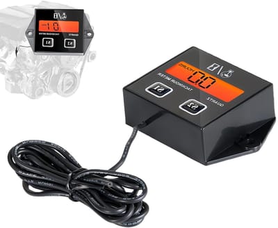 Inductieve Toerenteller - Motoronderhoud Meter - Motoronderhoud Monitoren - Real-time RPM Weergave - 10 cm - Zwart