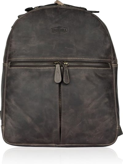 Sparwell Trendy Tory Leren Rugzak - 100% Buffel leer | Bruin