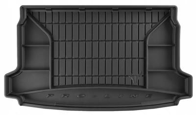 Frogum - DryZone - Kofferbakmat - Geschikt voor JEEP Avenger BEV (vanaf 2023) - Voor hoge laadvloer - TPE Rubber - Zwart