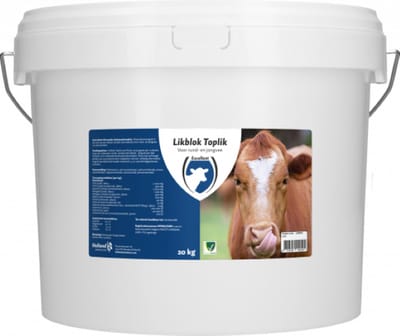 Excellent Likblok Toplik - rund/jongvee - 20 Kg - Likblok ter aanvulling van mineralen, vitaminen en energie