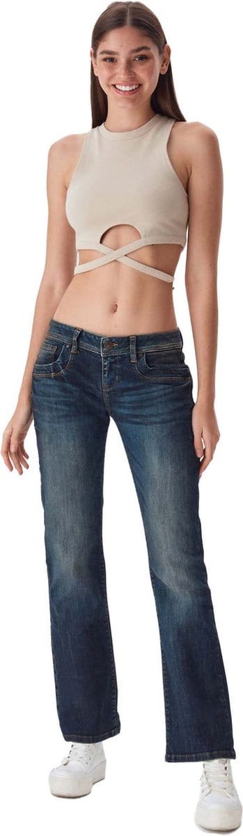 LTB Dames Jeans Broeken VALERIE bootcut Fit Blauw Volwassenen Denim Jeansbroek