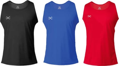 STING Boks T-shirt wedstrijd | heren | Blauw (Maat: L)