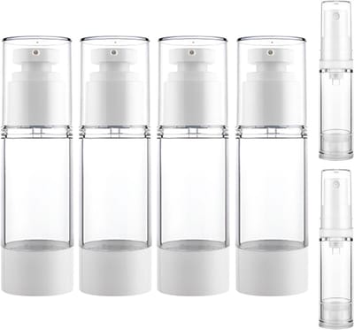 Diverse Spuit- en Donorflessen voor Lotion, 4-Delig Reissetje