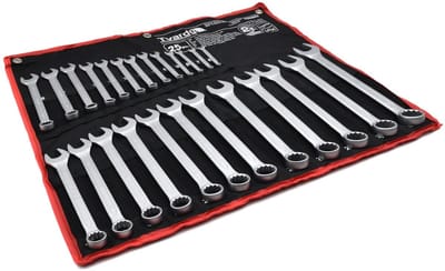 Tvardy 25-delige steeksleutelset - 6-32 mm - CRV staal - satijn afwerking - koude stempeltechniek