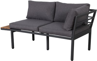 YYchan loungeset voor buiten - 4 personen - met kussens - grijs