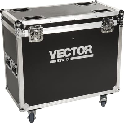 lightmaXX TOUR CASE 2x VECTOR BSW 10R - Voor moving heads