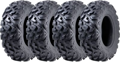25x8.00R12 ATV-band 205/80R12 OBOR Vulture 6-laags, goedgekeurd voor de openbare weg, 60J, 250 kg (set van 4)