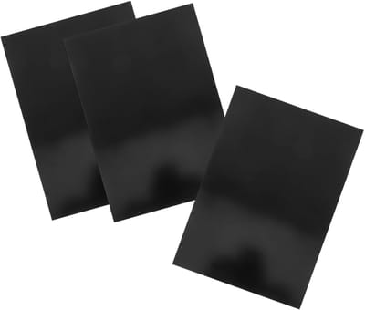 Aluminium Gravureblanks - Metalen Naamplaatjes - Precisie Graveren - Duurzaam Corrosiebestendig - 30x20 cm - Zwart