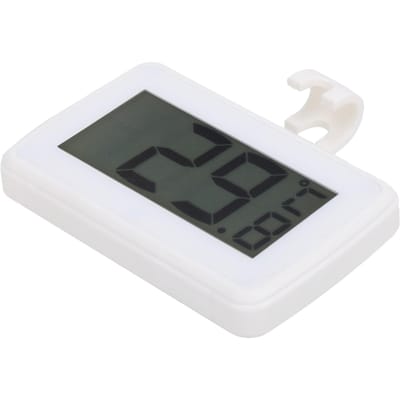 Huishoudelijke Koelkast Thermometer met Magneet Haak Supermarkt Vriezer Alarm Temperatuurmeter ‑20‑110 graden Celsius gray