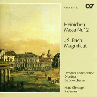 Dresdner Kammerchor & Hans-Christoph Rademann - Hienrichen: Missa Nr.12 | J.S. Bach: Magnificat In D (CD)