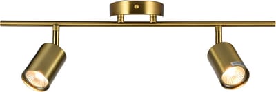 SensaHome FCMX774-A-GD Opbouwspots Goud - 2-lichts Gouden Spots - 50x21cm - GU10*3W Fitting - Exclusief Lichtbron