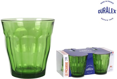 Glazenset Duralex Picardie Groen 310 ml (4 Stuks)
