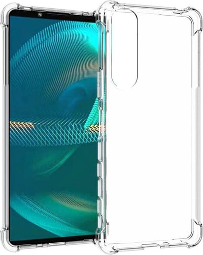 Shop4 - Sony Xperia 5 III Hoesje - Zachte Back Case Drop Proof Transparant