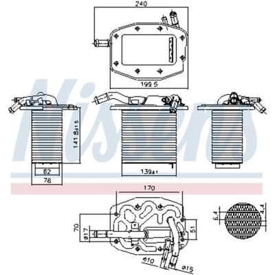 Intercooler NISSENS 961297